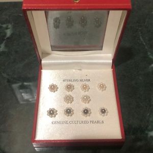 Genuine Cultured Pearl Earrings